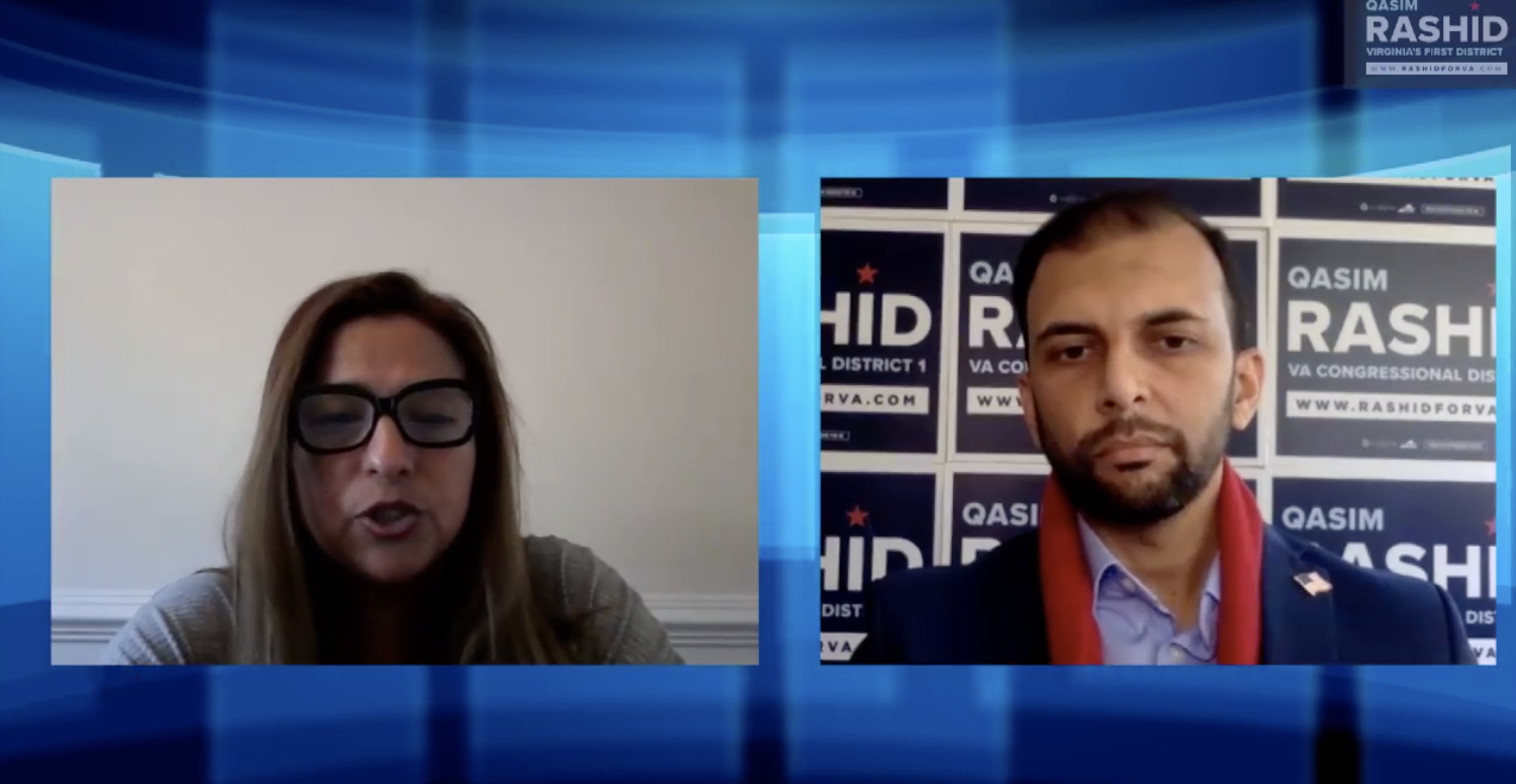 Del. Elizabeth Guzman and Qasim Rashid town hall